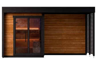 Sauna fińska zewnętrzna Leil® Saunas Patio S Plus 4-osobowa