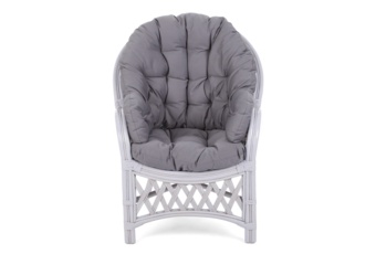 Meble ogrodowe rattanowe Diego Light Grey / Grey 3+1