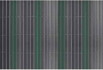 Mata PVC Regular na ogrodzenie 150 x 500 cm szaro-zielona