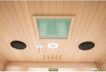 Sauna infrared EF2R Natural z koloroterapią 2-osobowa