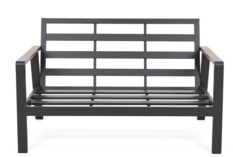 Meble ogrodowe aluminiowe Turyn Dark Grey / Beige Melange