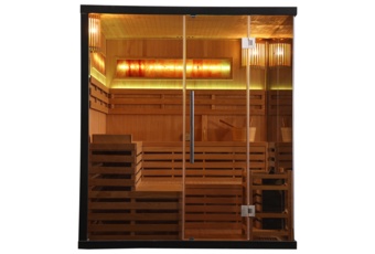 Sauna fińska Nordum Solea Edge 5-osobowa czarna