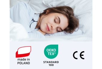 Materac piankowy Hoppo Herdwick 80 x 200 cm dwustronny