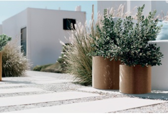 Donica ogrodowa Tubla Round Corten Steel 19 l 