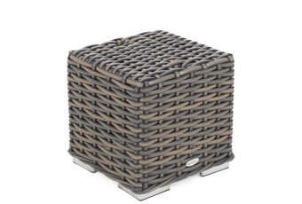 Narożny zestaw mebli ogrodowych Foggia Silk Grey / Grey Melange