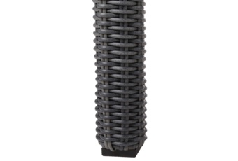 Meble ogrodowe technorattanowe Bristol 180 cm Grey / Grey Melange 6+1