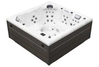 Wanna ogrodowa z hydromasażem Aquess Lunari 5102 5-osobowa