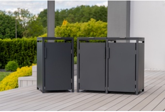 Zabudowa kosza śmietnikowego TOP BOX Basic 3 x 240 l