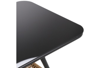 Meble balkonowe technorattanowe Fiuggi Black / Beige