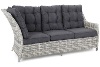 Narożnik technorattanowy prawy Alicante Light Grey / Grey Melange