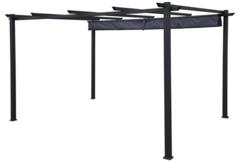 Pergola ogrodowa aluminiowa Bakio 400 x 300 cm