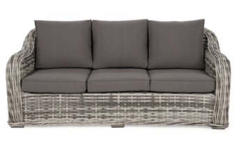 Meble ogrodowe technorattanowe Foggia Light Grey / Grey