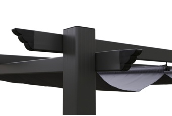 Pergola ogrodowa aluminiowa Bakio 400 x 300 cm