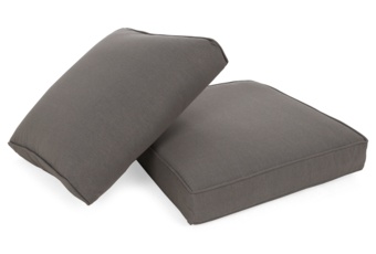 Meble ogrodowe technorattanowe Foggia Light Grey / Grey