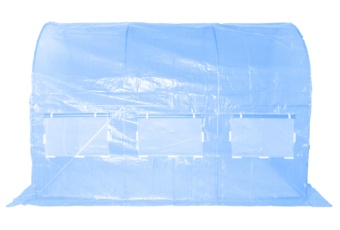 Tunel foliowy 200 x 350 cm (7 m²) stelaż + folia niebieska