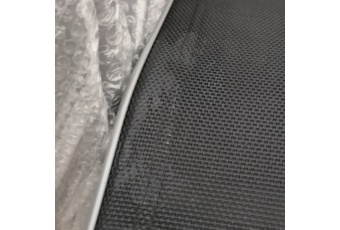 Meble ogrodowe metalowe Sevilla 150 cm Silver / Black 6+1 II. gatunek