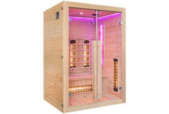 Sauna infrared Nordum Solea X 3-osobowa naturalna