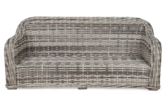 Meble ogrodowe technorattanowe Foggia Light Grey / Grey