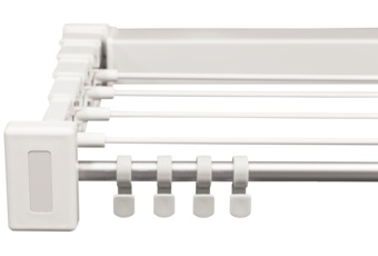 Suszarka ścienna na pranie Stewi Teleskop Prestige 70 cm White