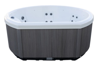 Wanna ogrodowa z hydromasażem Hanscraft Oka Plug & Play Wave 3