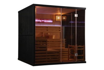 Sauna fińska Nordum Solea Edge 4-osobowa czarna