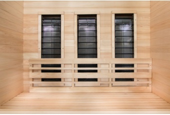 Sauna infrared EF2R Natural z koloroterapią 2-osobowa
