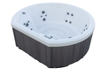 Wanna ogrodowa z hydromasażem Hanscraft Oka Plug & Play Wave 3