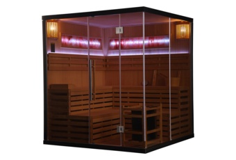 Sauna fińska Nordum Solea Edge 5-osobowa czarna