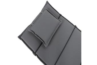 Leżanka ogrodowa drewniana Akacja z poduszką