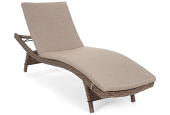 Zestaw leżaków ogrodowych z technorattanu Marbella Ginger / Brown Melange ze stolikiem