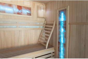 Sauna fińska Nordum Solea R 3-osobowa brązowa