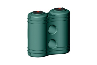 Zbiornik na deszczówkę MPI Rimini 1000 l zielony