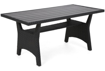 Narożnik ogrodowy technorattanowy Lagos Dark Grey / Grey Melange