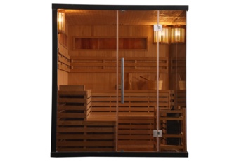 Sauna fińska Nordum Solea Edge 5-osobowa czarna