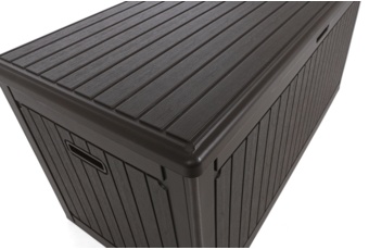 Skrzynia ogrodowa wzmocniona Orebro 984 l Brown