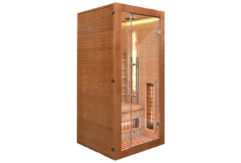Sauna infrared Nordum Solea 1-osobowa Smart brązowa II. gatunek