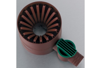 Zbieracz wody deszczowej z zaworem MPI brązowy