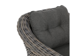 Meble ogrodowe technorattanowe Foggia Flex Silk Grey / Grey Melange