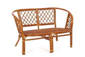 Meble ogrodowe rattanowe Bahama Orange / Cappuccino 3+1