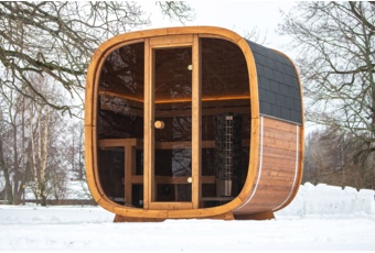 Sauna fińska zewnętrzna Leil® Saunas Dice Pocket 4-osobowa