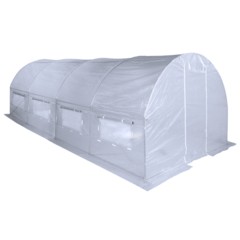 Tunel foliowy 3x6 m wzmocniony biały