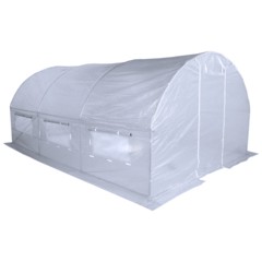 Tunel foliowy 2,5x5 m wzmocniony biały