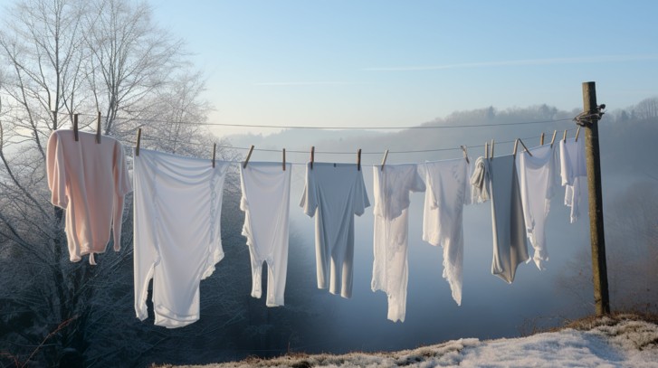 Suszenie prania zimą na dworze – jak to robić?