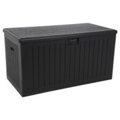 Skrzynia ogrodowa wzmocniona Gotland 567 l Black