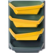 Doniczki wertykalne Juwel Vertical Garden tytanowy / szafranowy