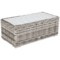 Meble ogrodowe technorattanowe Foggia Light Grey / Grey Melange