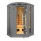 Sauna infrared narożna DH2C Grey z koloroterapią