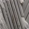 Meble ogrodowe metalowe Sevilla 150 cm Silver / Black 6+1 II. gatunek