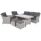 Meble ogrodowe technorattanowe California White / Grey