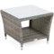 Meble ogrodowe technorattanowe Saloniki Light Grey / Grey